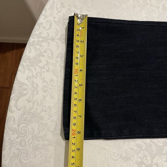 Express Bootcut Jeans Women's 6 Low Rise Denim 30x30 Dark Wash Stretch - Picture 4 of 8